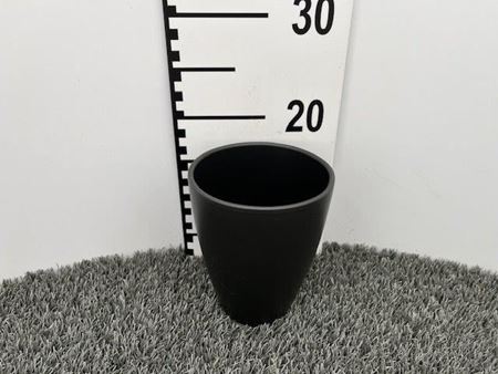 Immagine di ALZATA CER. BOULE 13,5x17 NERO MAT ND-30733