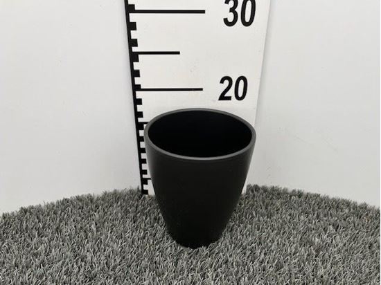 Immagine di ALZATA CER. BOULE 13,5x17 NERO MAT ND-30733