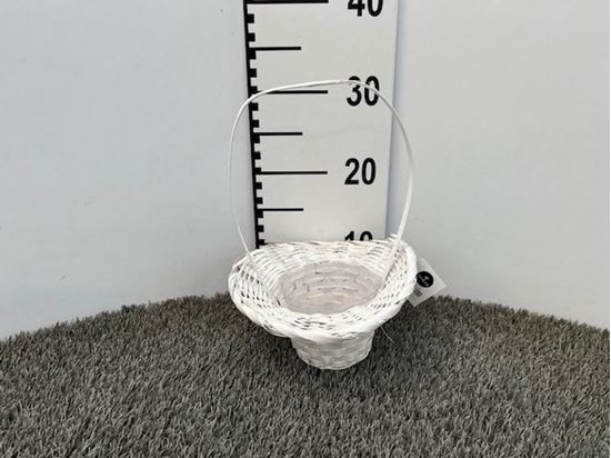 Immagine di CAPPELLO VIMINI BIANCO DIA 13/25* H14/33 D0131.17A