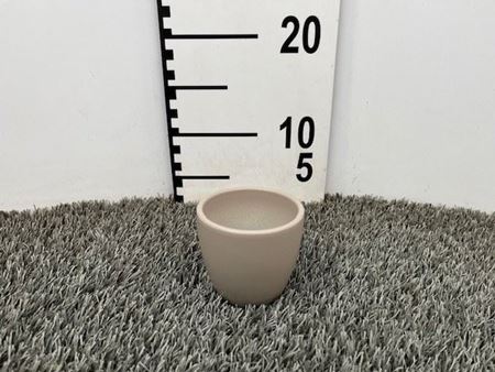 Immagine di CASPO CER. BOULE 8.5X7.5 TAUPE MAT VASO 7 ND-30981