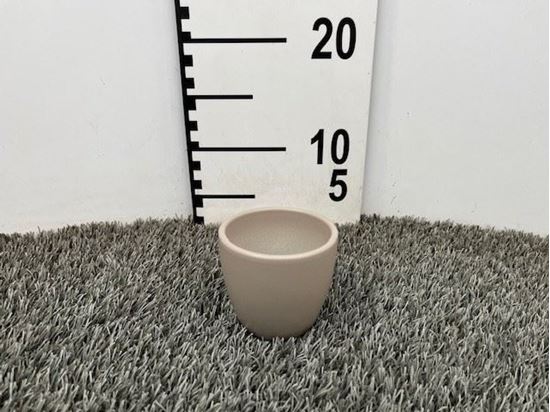 Immagine di CASPO CER. BOULE 8.5X7.5 TAUPE MAT VASO 7 ND-30981