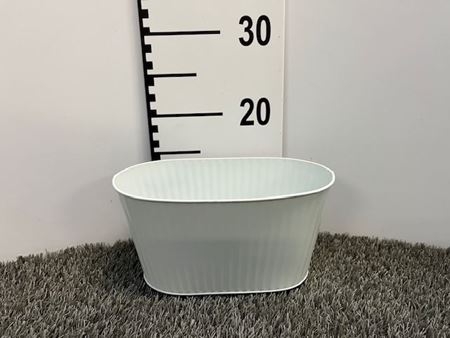 Immagine di VASCH.LATTA OVALE COL.BIANCO ND-39-108