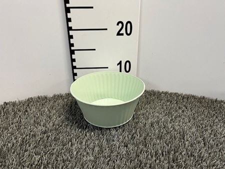 Immagine di VASCH.LATTA COL.VERDINO H.7,5 D.17/12,5 ND-39-125