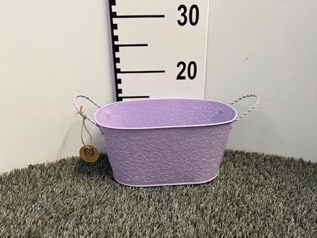 Immagine di VASCH.LATTA LILLA C/M H.13x13x25 ND-52-238