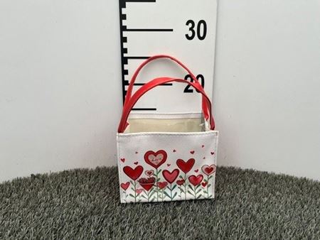 Immagine di BORSINA DEC. FIORE TESSUTO IMP. 16x11x13H E0440.01
