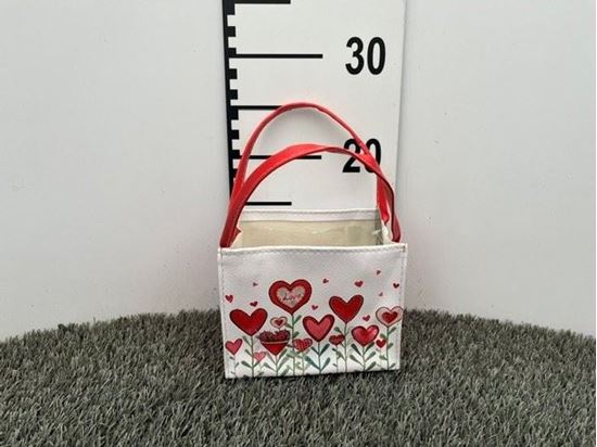 Immagine di BORSINA DEC. FIORE TESSUTO IMP. 16x11x13H E0440.01